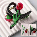 Rose Stem Loop Claw Clips 11766 (12 units)