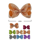 Sequin Hair Bow Clip 26096KN (12 units)