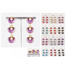 Shell Drop Earrings with Pearl Detail 6009 (12 units)