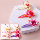 Silk Flower Snap Pin 7106 ( 12 units)
