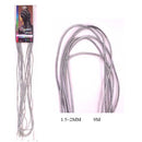 Silver Color Hair Braidings Elastic 2092S (12 units)