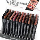 Slim Eye/ Lip Liner Pencil Set B (72 units)