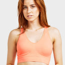 Sofra Ladies Seamless Racerback Sports Bra Free Size (6 units)