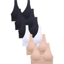Sofra Ladies Seamless U Back Sports Bra Plus Size (6 units)