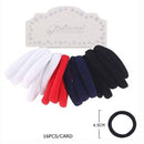 Soft Stretch Hair Ties – 16 Piece Set 010E (12 units)