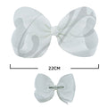 Solid Color Classic Hair Bow (12 units)