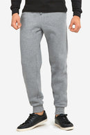 KNOCKER MEN'S HEAVY WEIGHT JOGGER FLEECE SWEATPANTS (SP1100_H.GRY)
