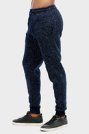 KNOCKER MEN'S MEDIUMWEIGHT FLEECE SPACEDYE JOGGER PANTS (SP1110_NVM)