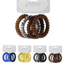Spiral Hair Ties 51238M (12 units)