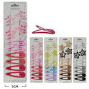 Star Hair Clips & Snap Clips Set 1062M (12 units)
