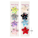 Star Shape Sequin 4PC Hair Pin 4810 (12 units)