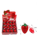 Strawberry 2-in-1 Lip Balm & Lip Gloss Keychain 0667 (24 units)