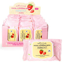 Strawberry Makeup Remover Wipes (12 units)