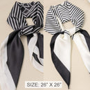 Strip Print Square Scarf 2 Designs (4 units)