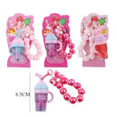 Summer Charm Lip Gloss ? Cute Drink Cup Keychain Lip Gloss 3310 (12 units)