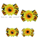 Sunflower Hair Bow 1418BW ( 24 units)
