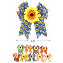 Sunflower Hair Bow 4309 ( 12 units)