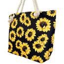 Sunflower Tote Bag With Rope Handle (12 units)
