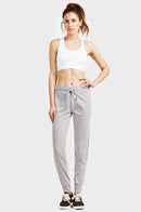 COTTONBELL LADIES LIGHTWEIGHT COTTON JOGGER PANTS (SWP401_H.GRY)
