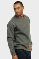 KNOCKER MEN'S HEAVY WEIGHT FLEECE SWEATSHIRT (SWS1000_CH/GR)