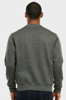 KNOCKER MEN'S HEAVY WEIGHT FLEECE SWEATSHIRT (SWS1000_CH/GR)
