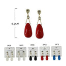 Teardrop Crystal Dangle Earrings 6028S (12 units)