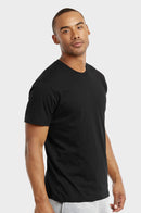 TOP PRO MEN'S CREW NECK T-SHIRT (TR500_BLACK)