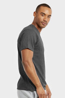 TOP PRO MEN'S CREW NECK T-SHIRT (TR500_CHA.H)