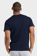 TOP PRO MEN'S CREW NECK T-SHIRT (TR500_NAVY)