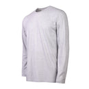 MEN'S CLASSIC CREW NECK LONG SLEEVES T-SHIRT (TR525) - BLACK/H.GREY/WHITE