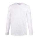 MEN'S CLASSIC CREW NECK LONG SLEEVES T-SHIRT (TR525) - BLACK/H.GREY/WHITE