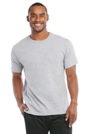 TEE JOY MEN'S CREW NECK T-SHIRT (TR700_H.GRY)