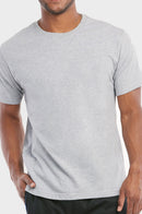 TEE JOY MEN'S CREW NECK T-SHIRT (TR700_H.GRY)