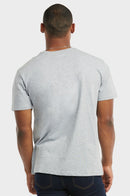 TEE JOY MEN'S CREW NECK T-SHIRT (TR700_H.GRY)