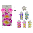 Tropical 4PC Flower Hair Clip Set 1051M (12 units)