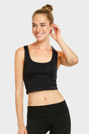 SOFRA LADIES CROP TANK TOP (TT701)