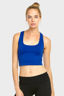 SOFRA LADIES CROP TANK TOP (TT701)