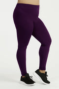 SOFRA LADIES FLEECE LINED LEGGINGS PLUS SIZE (TX700X)