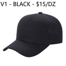 V1 KIDS - Solid Velcro Baseball Cap