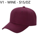V1 KIDS - Solid Velcro Baseball Cap