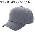V1 KIDS - Solid Velcro Baseball Cap