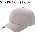 V1 - Solid Velcro Baseball Cap (SALE)