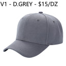 V1 - Solid Velcro Baseball Cap (SALE)