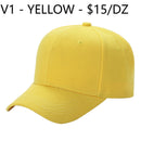 V1 - Solid Velcro Baseball Cap (SALE)