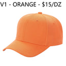 V1 - Solid Velcro Baseball Cap (SALE)