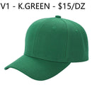 V1 - Solid Velcro Baseball Cap (SALE)