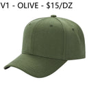 V1 - Solid Velcro Baseball Cap (SALE)