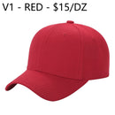 V1 - Solid Velcro Baseball Cap (SALE)