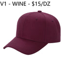 V1 - Solid Velcro Baseball Cap (SALE)