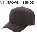 V1 - Solid Velcro Baseball Cap (SALE)